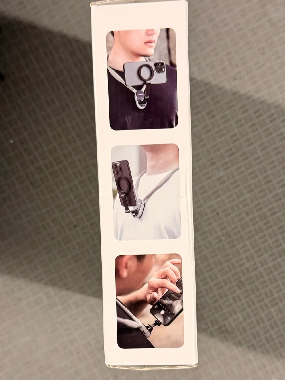 Smartphone Magnetic Neck Holder - Black